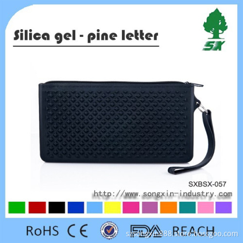 2015 Newest Fashion Silicone Bag/Silicone Wallet/Silicone Coin Purse for Ladies with various colors